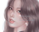感情をテーマに「強さ」「透明感」ある女性を描きます あなたにそっと寄り添う、お守りのような一枚絵をお届けします イメージ1