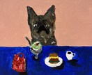 オリジナルアートを制作いたします アクリルアートでペットのオリジナル作品を描きます イメージ1