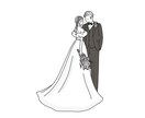 結婚式用のイラストを作成します ウェルカムボード、ウェルカムスペースに飾るアイテム イメージ1
