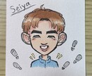 特別価格でデフォルメの似顔絵を描きます 先着5名様限定、2枚で1000円！ イメージ2