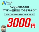 Googleリスティング広告の改善・相談承ります もっと伸ばせます。 設計からターゲティングまで効果改善！ イメージ1