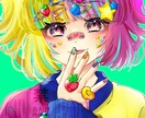 用途は自由♡アイコンや立ち絵など1枚絵描きます キラキラ可愛い！あなただけのオリジナルイラストです！ イメージ2