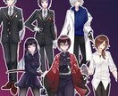 3000円で表情差分付き！立ち絵描きます 楽しくてインパクトのあるキャラクターを！ イメージ2