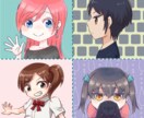 SNS向けのデフォルメ/ミニキャラを作成します お好みの絵柄に可能な限りお答えします！ゆるふわ、ポップなど イメージ2