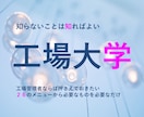 工場管理に求められる思考と行動を学びます 豊富なﾒﾆｭｰから必要なものを必要なだけﾁｮｲｽ イメージ1
