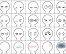 キャラクターの立ち絵描きます 立ち絵の差分、1つ500円から！ イメージ3