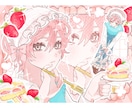 可愛く、目を引く素敵なイラスト作成いたします 立ち絵、1枚絵、キャラクターデザインなんでもおまかせ下さい！ イメージ5