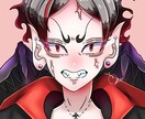 SNS用のアイコンやイラストを描きます 独学で身につけたキラキラな絵柄で笑顔になれるイラストを作成！ イメージ2