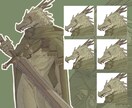 trpgなどで使用できる立ち絵を描きます 少しであれば絵柄を変更可能です。 イメージ1