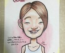 プロの似顔絵師小学館スピリッツ賞受賞者が描きます 結婚式や誕生日プレゼントに!破格!※お顔、肩まわりのみ。 イメージ6