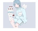 イメージに合わせたかわいいイラスト描きます 最短納期2日！SNSのアイコンやプレゼントに♡ イメージ1