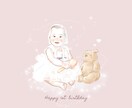 ふんわり淡いカラーで温かみのある似顔絵お描きします お子様/家族/カップル/記念日/プレゼントにも.ᐟ‪大人数◎ イメージ2