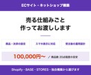 ECサイトの構築から運用設計まで行います 商品登録・決済・受注の流れまで設計して構築します イメージ1
