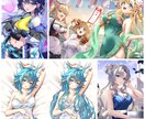 VTuber、IRIAM用立ち絵制作します 商用利用可能！色鮮やかな塗りが得意です♪ イメージ10