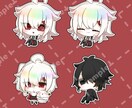 商用利用可！もちっとしたミニキャラ描きます SNSやグッズの使用にもぴったり！ イメージ2