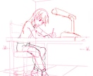 添削、赤ペンします。ます アニメ的で、立体的な絵柄！添削、赤ペンで弱点克服。 イメージ7