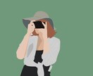 お洒落な配色もご提案♡フラットデザインを作成します SNSのアイコンやデバイスの壁紙に使って個性を出しませんか? イメージ3