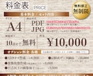 売上UP直結！飲食店向けのメニュー表デザインします 【一定価格で安心・修正無制限】高品質なメニュー表ご提供します イメージ2