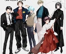 全身・差分対応の立ち絵・キャラデザインを制作します 人外や動物もOK！TRPG・配信・ゲーム向けイラスト対応 イメージ4