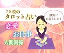 タロットで、厳しく愛のある丁寧な占いをします お客様の持っている力を信じ、引き出すリーディング イメージ1