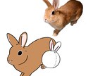 うさぎのイラスト描きます SNSアイコンなどにご使用ください♩ イメージ6