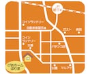 自作資料に！簡略化したマップ・案内図のみ作成します 自作パンフや資料などに色々使える地図を安価な価格でご提供！ イメージ5
