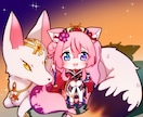 商用利用込！SDイラスト（デフォルメ）描きます 2頭身、2.5頭身、3頭身対応可能！最短納期翌日中！ イメージ3