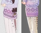 あなたのうちの子・Vtuberを３D化します 元絵をできる限り再現したVroidを制作。Vtuberにも イメージ6