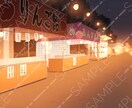 背景イラスト作成致します ゲームや配信等の背景に！！！！ イメージ4
