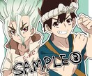 サクッとアニメ塗りイラスト描きます キャッチーなアニメ塗りイラストです！ イメージ4