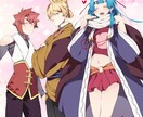 色鮮やかなイラストを作成させていただきます キラキラでかっこいい、かわいいキャラクターをどうぞ！ イメージ3