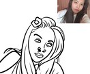 悪意のある（笑）面白い似顔絵描いてます 修正無し、お写真を元に似顔絵イラストをお描きします！ イメージ3