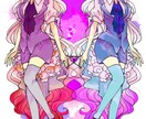 女の子のイラスト描きます アイコン用に使ったり待ち受け画面として使いたい方へ イメージ1