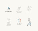 フラットな線画のイラストを作成します ロゴマークやシンボルマークなどにご活用ください。 イメージ5