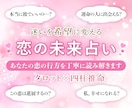 星とタロットで未来と行動指針を示します 片思い・結婚・不倫等お悩みご相談(3,000文字以上) イメージ1