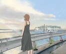 一枚絵・似顔絵お描きします 大切な思い出や日常のワンシーンをイラストで！SNSや広告に。 イメージ3