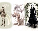 立ち絵制作します キャラクターの立ち絵、資料、アバター、TRPGなど イメージ2
