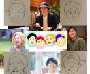 初心者だからこそ低価格でイラスト・似顔絵を描きます 保育士ならではの柔らかなタッチと色使いで描きあげます☺︎ イメージ1