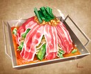 5名様限定割引！美味しいお料理イラスト描きます 商用利用OK！店内POPやメニューにも使用できるイラストです イメージ7