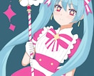サムネ画像など！暖かみのある可愛いイラスト描きます アニメ塗り・厚塗り風など用途によって塗り方を変更できます イメージ3