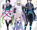 キャラクターのデザインします キャラクターデザイン・立ち絵・TRPG立ち絵描きます イメージ4