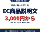 EC商品の魅力が伝わる説明文書きます Amazon・楽天・Shopifyなど幅広く対応 イメージ1