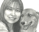 写真を元に、大切な方を鉛筆で細密デッサンします 鉛筆画・細密描写・リアル似顔絵・原画郵送・インテリア・贈り物 イメージ4
