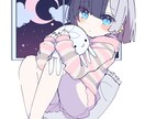背景つき1枚絵の制作を承ります キャラクターイラストをお描きします。 イメージ2