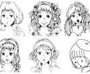 今だけ価格】お洒落で可愛い女の子描きます キャンペーン中！まずはお試ししてみませんか？ イメージ3