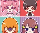 かわいいデフォルメイラスト作成します ポップなミニキャライラスト、ＳＮＳのアイコンなどに！ イメージ1
