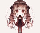 正面デフォルメイラスト制作をします 観賞用にグッズ化やSNSでのアイコン等使用可能です イメージ2