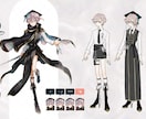 商用可キャラクターデザイン・立ち絵イラスト描きます TRPG・IRIAM・VTuberやグッズなどに イメージ4