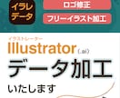 イラストレーターデータ(.aiデータ)加工します ロゴやフリーイラストなど、イラレデータを加工いたします イメージ1
