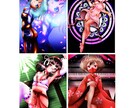 バッジのような立体的で、個性的なアイコンを描きます アイコンや一枚絵の作成！個性的で特徴的だと高い評価を獲得！！ イメージ9